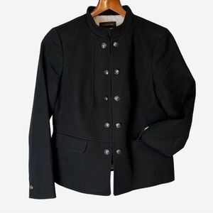 Talbots Women's Black Military-Inspired Blazer